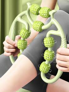 1pc Leg Massager, Calf & Thigh Muscle Relaxation Massage Tool, Roller Massage Ring - Multicolor - View 1