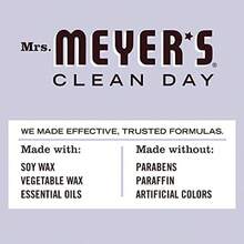 Mrs. Meyer's Merge Clean Day Scented Soy Candle Lavender Small 4.9 Ounce - morado - Ver 5