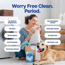 Laundry Detergent Sheets Fragrance-Free  Sheets 32 Count 64 Loads - 清新香味 - 查看 6