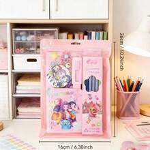 Back To School Essential! KpopDemonHunters Stationery Set - The Top Choice For Students Who Love High Visuals. Perfect As Class Recognition Souvenir Or Birthday/Valentine's Day Gift. - Multicolor - View 9