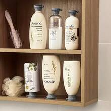 3pcs Anti-Leakage Inverted Bottle Caps - Shower Gel/Shampoo Anti-Leakage Small Tool | One-Click Buckle Design | Bathroom Liquid Residue Collector | Bathroom Bottle No-Replacement Solution - Multicolor - View 8