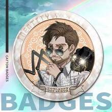 2个动漫反光双闪波霸奶茶金属徽章 - 彩色 - 查看 4