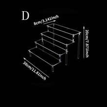 Acrylic Dessert Display Stand, Cake Cup Display Rack, Snack Display Stand For Buffet, Birthday Party, Wedding Tabletop Display - Clear - View 9
