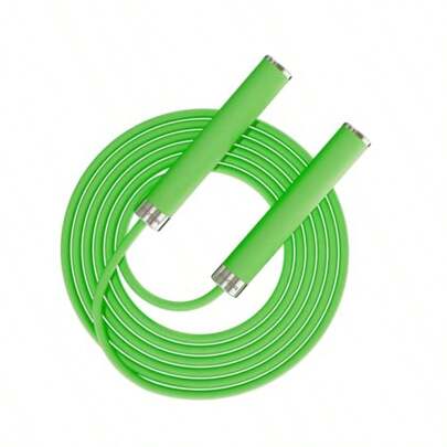 MOGOLD Adjustable Jump Rope For Home Fitness - 5mm PVC Cord With Ball Bearings Anti-Slip Rubber Alloy Handles For Beginners Weight Loss Workout In Home/School/GymChildren's Growth Games, Fun And Joyful, Essential For Childhood