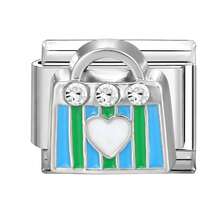 1pc DIY Italian Modular Bracelet Kit, Decorated With Pentagram, Candy, Heart Elements, Suitable As Party Gift For Friends/Couples, Applicable For Christmas, New Year, Halloween, Valentine's Day, Charming Design, Stainless Steel Jewelry, Local , Practical & Fashionable, Christmas & Halloween Essential, Steady Autumn Tone, Christmas Style - M291878 - View 20