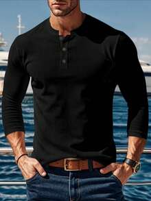 Men Shirts - Black - View 2