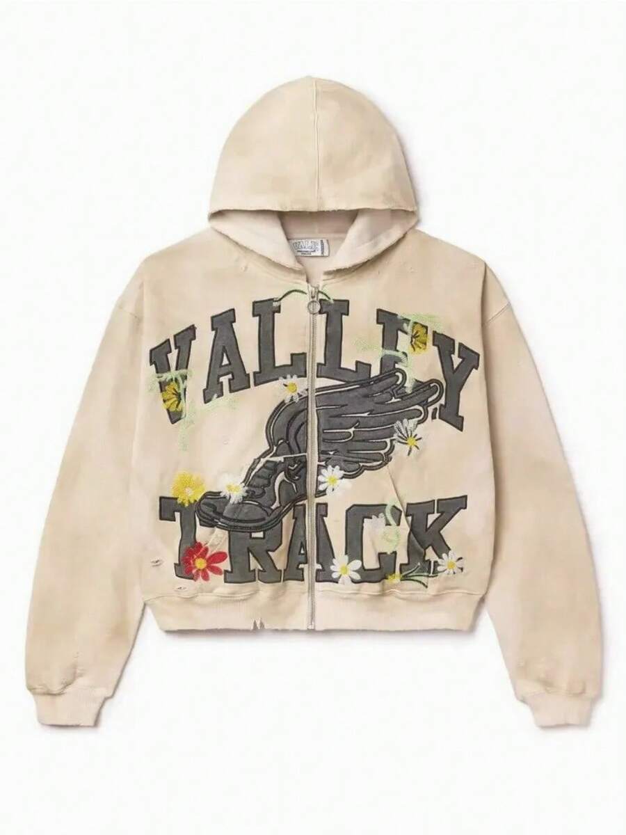 Spring And Autumn 2026 3d Men's And Women's Hip Hop Y2k Street Dark Punk Hoodie Teen Oversized Sweatshirt Casual Zipper Sweater Men's Hoodie - KTT002 - 查看 1