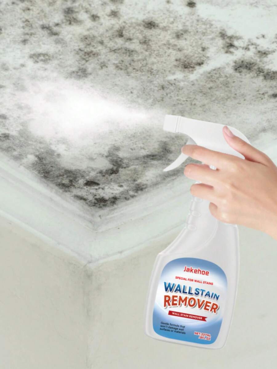 jakehoe 1瓶装除霉喷雾，适用于天花板、浴室、瓷砖、墙壁等多种场所，多功能清洁去污，霉菌污渍喷雾