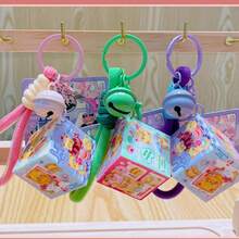 2026 New Cream Bear Keychain Mini Pendant Cute Backpack Charm Small Gift Puzzle Stress Relief Toy, Birthday Gift, Christmas Gift, Holiday Gift, Perfect Gift - Multicolor - View 10