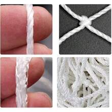 Red de fútbol de tamaño completo Red de fútbol de reemplazo para deportes Red de portería de fútbol para entrenamiento de partidos deportivos Red de portería de fútbol (12X6FT),40992527 - Multicolor - Ver 6