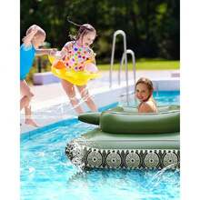 Tanque Inflable con Cañón de Agua Gigante - Divertido Juego Acuático para Niños y Adultos en Verano, Ideal para Piscina, Playa y Fiestas de Agua,40992253 - A - Ver 5