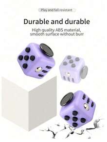 1pc/5pcs/10pcs Fidget Cube Stress Relief Toy| Hand Pinching Fidget Toy For Anxiety & Stress| Office, Travel & Sensory Play| Random Colors - 彩色 - 查看 4