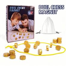 Christmas Magnetic Game, Entertaining Magnetic Game Suitable For Family Game Night, Fun Two-Player Game For Children, Includes 1 Rope, 20 Magnets And Storage Bag, An Excellent Christmas Or New Year Gift For Kids - Multicolor - View 13