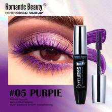 1 pieza Máscara de color romántica. La máscara de color puede rizar las pestañas, es de larga duración y resistente a las manchas, adecuada para diversas fiestas, festivales, regalos del Día de San Valentín y puede ser entregada a madres, novias y hermanas. - Multicolor - Ver 6