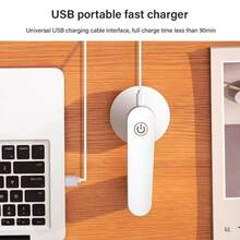 1 Piece Fabric Razor, With The Function Of Removing Hair From Clothes And An Efficient Hair Removal Effect. - A - Xem 3