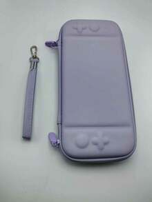 1pc Purple EVA Carrying Case Suitable For Nintendo Switch OLED Console, Handheld Protective Hard Shell - Purple - View 8
