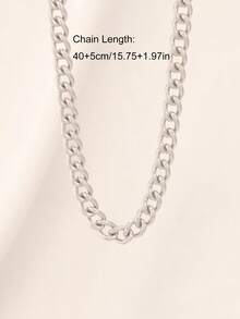 100厘米不锈钢侧链项链，简约18K镀金项链，男女皆宜 - 項鍊 - 查看 23