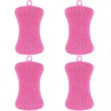 硅胶洗碗刷锅碗瓢盆清洁刷百洁布水果厨房清洁工具 - 多色 - 查看 10