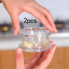 1/2/3pcs Large Garlic Grinder Tool Available In Two Colors, A Plastic Manual Garlic Grinder Press, This Is A Small Kitchen Tool Used For Crushing Garlic, Onions, Ginger, Fruits, Salads, Vegetables, Etc. - Kitchen Accessories - Baking - Kitchenware - Home Accessories - Multicolor - View 12