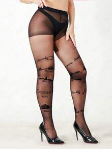 1双女士塑形渔网袜，时尚、性感、优雅、可爱、美观又舒适，非常适合圣诞节、情人节、各种节日、情侣约会、日常外出、办公室通勤、户外活动、露营、角色扮演和表演。 - 彩色 - 查看 12