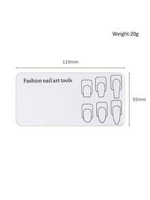 Acrylic Nail Art Practice Palette, Thickened Painting Palette For Nail Art Design, Gradient Painting Board - Multicolor - View 6