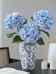 18/9pcs Artificial Hydrangea Bouquet - Realistic Silk Hydrangeas, Perfect For DIY Wedding Bouquets, Bridesmaid Decor, Home And Office Decoration (Living Room, Kitchen, Garden, Hotel), Mother's Day, Birthday And Valentine's Day Gift Ideas, Room Arrangement, Home Beautification, Spring Decor, Bedroom Accents, Wedding Venue Decor, Garden Landscaping, Outdoor Corridor Decor, And Mother's Day Gifts For Female Elders - Haze Purple - View 3