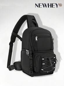 NEWHEY Camera Bag, DSLR/SLR/Mirrorless Cameras Case Small Waterproof Camera Sling Bag Crossbody Bags For Photographers With Tripod Holder Compatible With Canon/Nikon/ - Multicolor - View 2