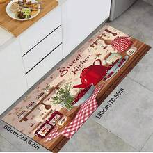 1pc Diatomaceous Earth Absorbent Drying Mat, Kitchen Countertop Drain Mat, Coffee Machine Mat, Pour Over Coffee Pot Mat, Dish & Cup Drying Mat, Non-Slip Backing Kitchen Mat, Dining Table Mat, Breakfast Mat, Washing Machine Mat, Home Kitchen Dining Table Coffee Shop Bar Decor Mat, Holiday Party Housewarming Gift - Multicolor - View 13