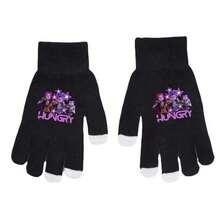 KPOP Witch Hunting Girl Group Anime Rider Unisex Autumn/Winter Cute Touchscreen Five Finger Gloves, New Style - Multicolor - View 1