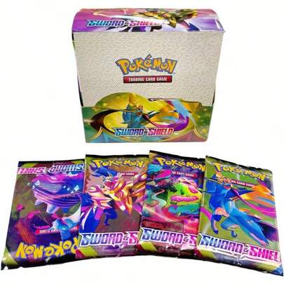 Trading Card Game Sword & Shield Card Box | Interactive Tabletop Battle Game Perfect Gift For Lovers