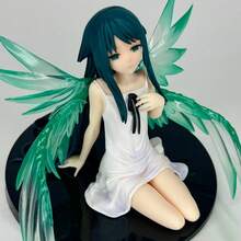 Sayonara No Asa Ni Yakusoku No Hana O Kazarou 动漫人物、可爱动漫女孩雕像、宅男收藏雕像礼物 - 白色 - 查看 2