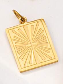 1 Pc 18K Gold Stainless Steel Heart Flower Charm Necklace, Stainless Steel Chain Carabiner Lock Pendant Necklaces With Interchangeable Charms, DIY Charm Jewelry - Multicolor - View 21