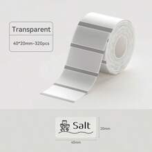 Niimbot 热敏标签胶带 白色/彩色/透明 自粘纸贴纸 热敏间隙纸标签打印机标签纸 适用于 Niimbot B1/B21/B3S/B31 打印机 - 彩色 - 查看 10