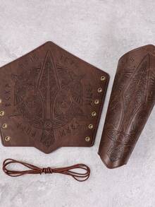 Vòng đeo tay COS thời Trung cổ dập nổi bán chạy nhất, đạo cụ sân khấu COSPLAY, bảo vệ tay hiệp sĩ, phụ kiện trang phục. - A - Xem 4