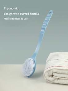 Dual-Sided Back Massage & Cleaning Brush, Multi-Functional Household - Pink - View 11