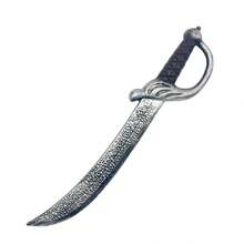 1件亚克力塑料海盗刀玩具，万圣节武器道具恐怖塑料剑海盗刀 - 彩色 - 查看 3