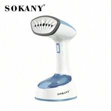SOKANY 3065 Multifunktionaler Haushaltsdampfbürste, 1470W Hochleistung, schnelles Aufheizen, 120ml großer Behälter, 360° Bügeln aus allen Winkeln (faltbar), LED-Kontrollleuchte, praktisch zum Bügeln von Kragen und Knöpfen, geeignet für den Hausgebrauch, entwickelt für Geschäftsprofis - EU E-Typ Stecker (220-240V) - Übersicht 15