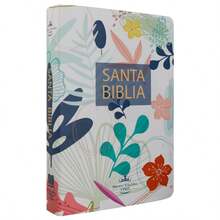 BIBLIA 1960 MANUAL SEMIFLEXIBLE FLORES PRIMAVERAL LETRA GRANDE 12 PUNTOS - Libro único - Ver 5