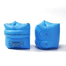 1 对漂浮袖套游泳臂圈，充气游泳臂圈，卷曲带，成人漂浮物，以及提升漂浮物 - 多色 - 查看 5