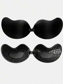 2/1pc Invisible Strapless Adhesive Bra: Sexy Silicone Breast Petals, Suitable For Camisole Dresses, Wedding Gowns. Enhances Cleavage And Provides Fuller Bust Appearance. Invisible Mango Cup Bra Inserts - Multicolor - View 31