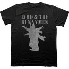 Echo and the Bunnymen - Camiseta Echo and the Bunnymen - Camiseta gótica - Gótica - Postpunk - Camiseta postpunk - RockoffTrade - Blanco y negro(no personalizable) - Ver 5