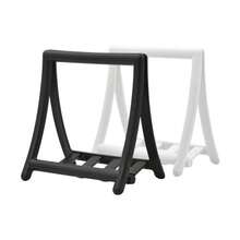 垂直笔记本电脑/平板电脑支架，重力自调节桌面支架，节省空间的垂直收纳支架 - 彩色 - 查看 4