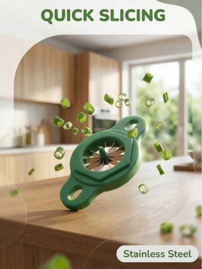 1 pieza Cuchillo para rallar cebolletas con flor de ciruelo de acero inoxidable, duradero, resistente a la oxidación y la corrosión, se utiliza para cortar los ingredientes en tiras. Es compacto, portátil y fácil de usar. La hoja incorporada es y no es fácil de manejar. El doble mango asegura que no se deslice al cortar. Es un gran ayudante para preparar platos en la cocina.