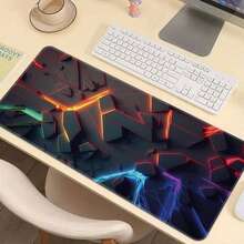 Tấm lót chuột chơi game 3D có họa tiết, thảm trải bàn nhiều màu sắc - Tấm lót bàn phím và chuột cỡ lớn, có thể dùng làm tấm bảo vệ bàn làm việc, thảm học tập hoặc tấm lót bàn phím. Có nhiều kích cỡ, 15,7*35,4 inch (40*90 cm). Một món quà sinh nhật và ngày lễ lý tưởng - Tấm lót bàn phím máy tính và tấm lót laptop này phù hợp cho game thủ, nhân viên văn phòng và sinh viên. Phụ kiện bàn làm việc, Phụ kiện bàn làm việc, Đồ dùng văn phòng, Trang trí văn phòng - A - Xem 3