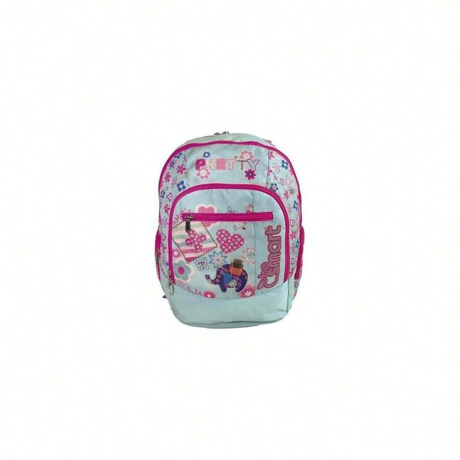 OISE ART STORE Zaino Scuola Be Smart Cartella Doppio Scomparto Elemntari Medie Bambine Ragazze - - Multicolore - Visualizzare 1