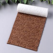 1pc Vintage Vine Pattern Polymer Clay Texture Rolling Pin, Suitable For Making Polymer Clay Earrings, Great For Polymer Clay Texture Boards - GL210 - View 4