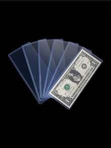 10个装纸币收纳套，优质纸币收纳套，美元纸币保护套，纸币夹，纸币保护套，纸币收纳袋，圣诞节/复活节/新年礼物，用于收藏、展示和存放硬币和纪念钞，可重复使用，保护性强，整齐有序，纸币收纳袋，纸币保护套，货币收藏套，可重复使用，保护性强，整齐有序，圣诞礼物之选，透明纸币收纳套，美元纸币收纳套，货币收藏套保护袋 - 彩色 - 查看 6