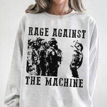 Camisa de Rana de Portland, Camisa de Color de Confort Resistente a la Rana de Rage Against The Machine - Blanco y negro(no personalizable) - Ver 5