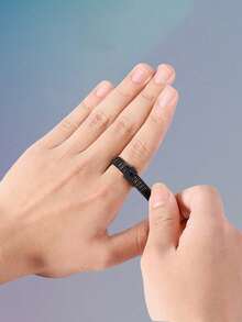 1pc White Ring Sizer Tool - Soft Adjustable Jewelry Measuring Tape For Accurate Ring Size Measurement At Home (Perfect For Engagement Rings & Wedding Bands) - Nhiều màu - Xem 3