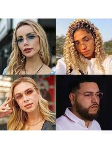 Lentes Jaguar Armazon Lujo Anti Reflejantes Premium Cr782 - Dorado - Ver 9